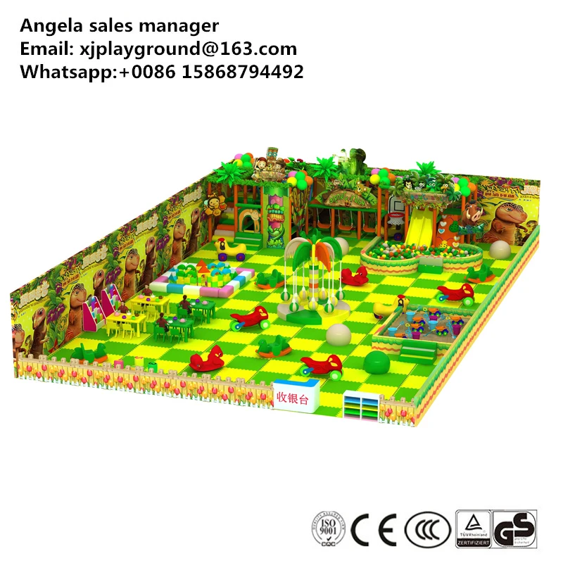 

Jungle theme commercial indoor playground for kids