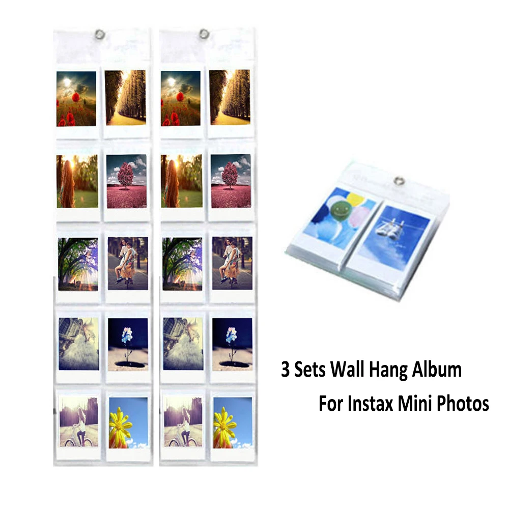 Настенный альбом для Fujifilm Instax Mini 7s 8 9 70 10 карманов в упаковке 3 шт.|photo film|camera paperfilm