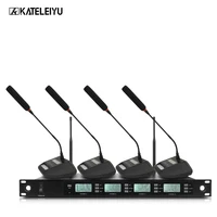 professional microphone 200 channel optional frequency 4 channel handheld wireless microphone system stage home ktv microphone