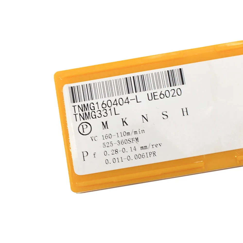 TNMG160404 L UE6020 Внешний токарный инструмент, вставные лезвия для токарного станка с ЧПУ