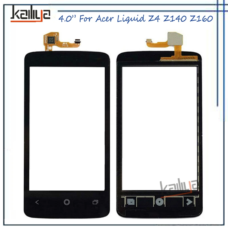 Для Acer Liquid Z4 Z140 Z160 сенсорный экран черный новый 4 0 дюйма дигитайзер стекло сенсор