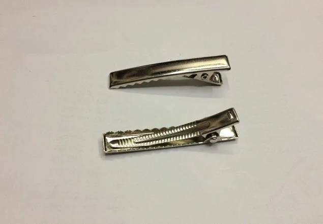 150 шт. серебристые металлические зажимы Аллигаторы для волос 8 см|flat hair clips|select |