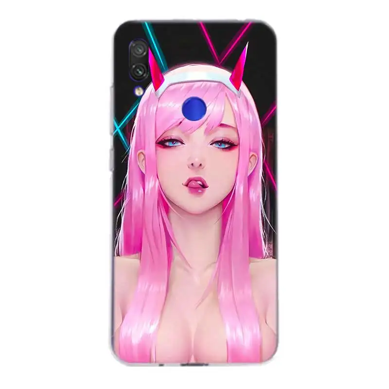 Силиконовый чехол Darling in the Franxx Zero Two для Xiaomi Redmi Y3 S2 Y2 Note 7 6 5 Pro 4 4X 5A 6A Pocophone F1 Mi 8 A2 lite 9