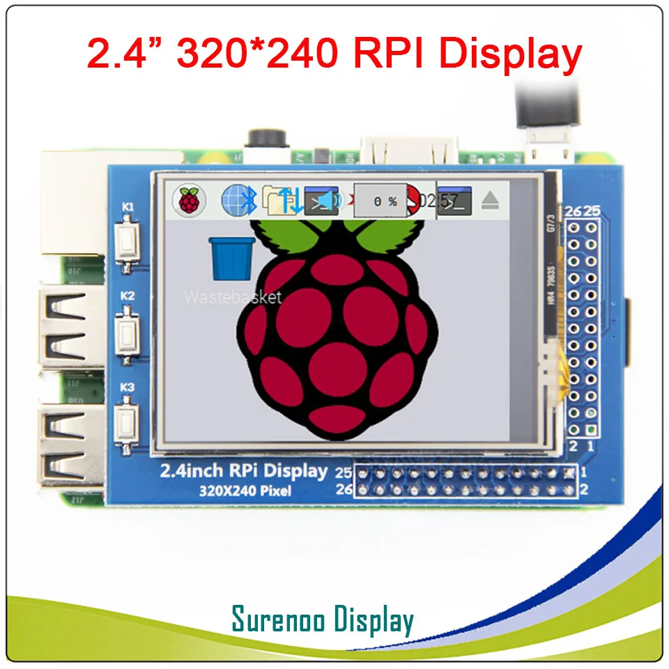 ЖК экран для Raspberry Pi GPIO 2 4/2 8 дюйма 320*240|ЖК-модули| |