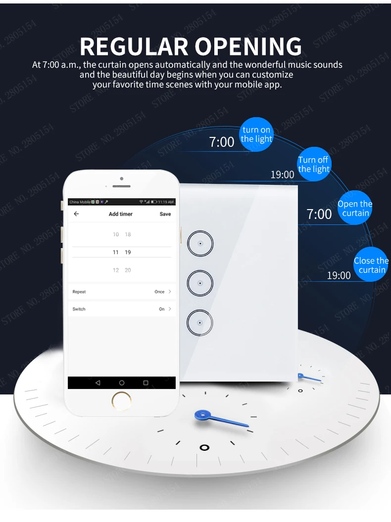 Работать с Amazon Alexa Google home Smart Wi-Fi стеклянная панель В 240~ 110 в ЕС сенсорный настенный выключатель света tuya приложение для умного дома