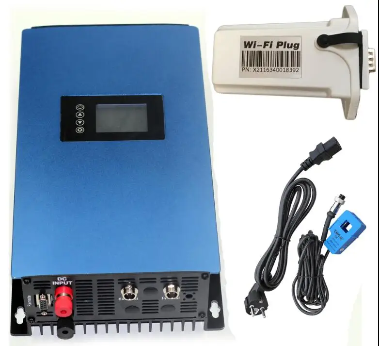 Clamp Sensor WIFI 2000 Вт MPPT чистая синусоида солнечный Grid-Tie инвертор с внутренним ограничителем режим разряда батареи DC45-90V до AC230V - Цвет: Clamp Sensor WIFI