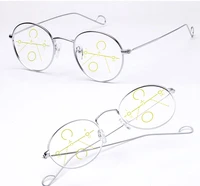 progressive multifocal reading glasses pure handmade light retro vintage round spectacles eyeglasses add 1 1 5 2 2 5to 4