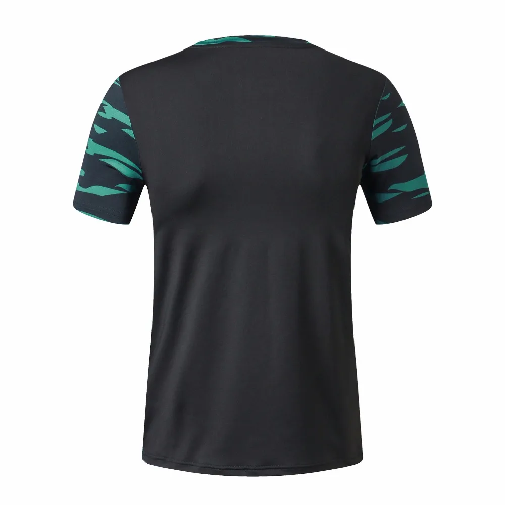 

Brand Men Sport Running Shirt Camouflage Short Sleeve Running T Shirt Male Quick Dry Clothing Outdoor Sportswear Men's Hot Sale