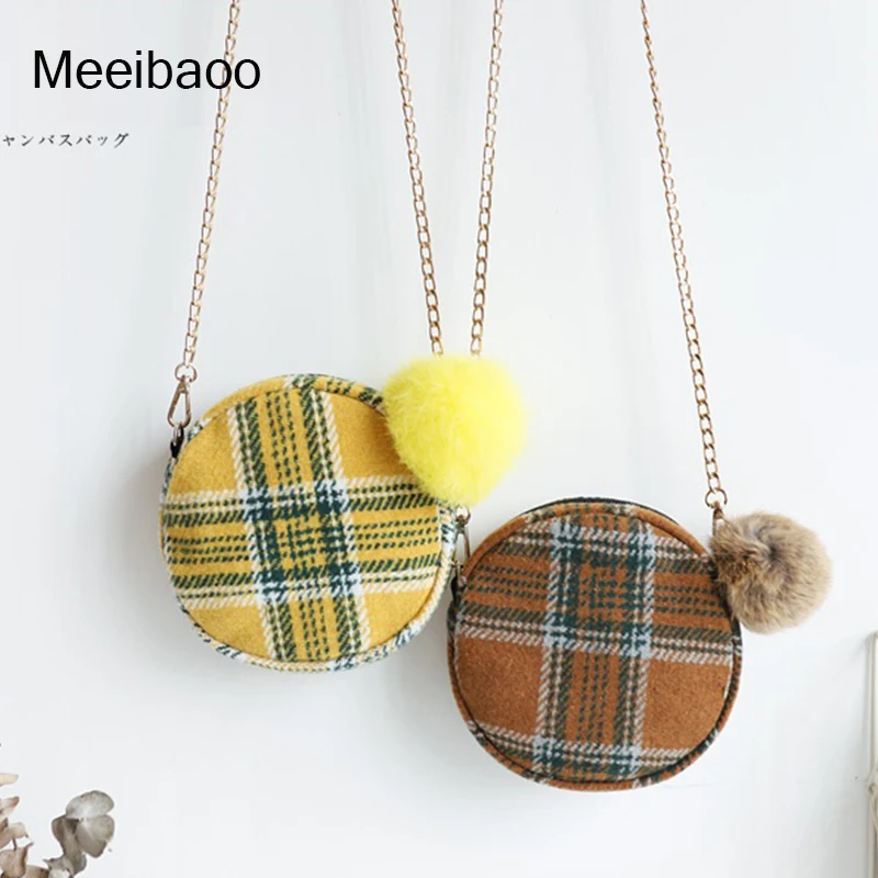 Оригинальный 2018 осенне зимний Новый Модный корейский шерстяной мешок маленькая