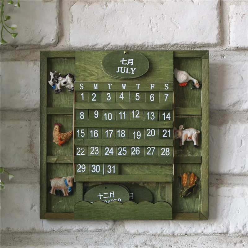 Фигурки для домашнего декора деревянные с календарем|gift craft|gift giftsgifts wood |