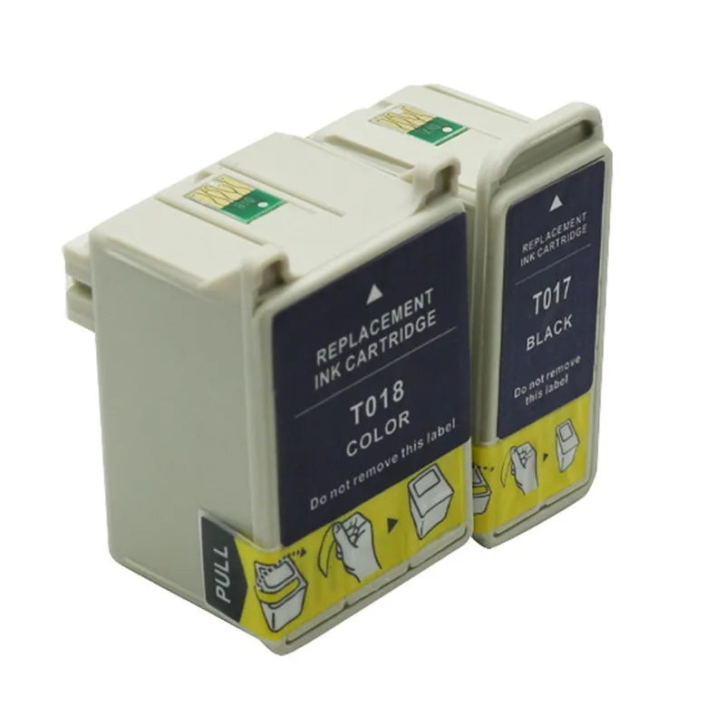 Картриджи T017 T018 для принтеров Epson Stylus Color 680 777 777i 1000ICS чернильные картриджи