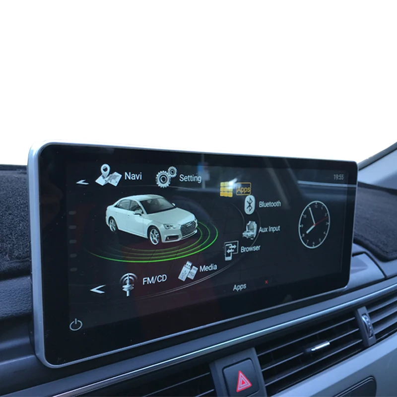 Realsun 10,25 дюймов Audi A4 B9 концертный MMI 3g ram 32G rom Восьмиядерный Android 7,0 система 4G сетевая Автомобильная gps навигация