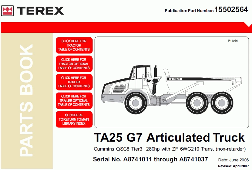 Terex автомобили-самосвалы |
