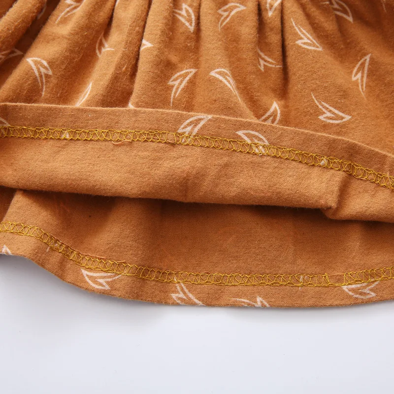 Платье с длинным рукавом для маленьких девочек новинка 2017 весеннее