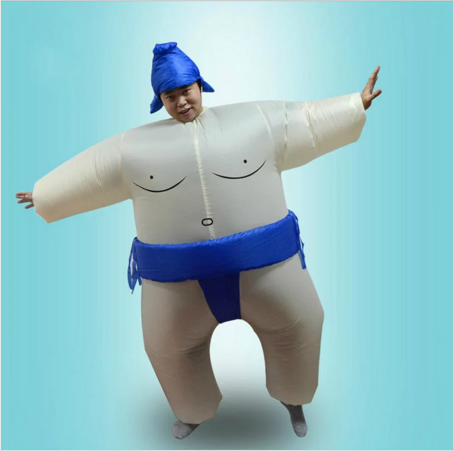 Взрослые дети надувные костюмы для сумо костюм борца наряды мужчин и женщин