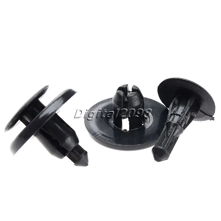 Yetaha 50 шт. зажим для крышки бампера и крыла автомобильной двери черные нейлоновые