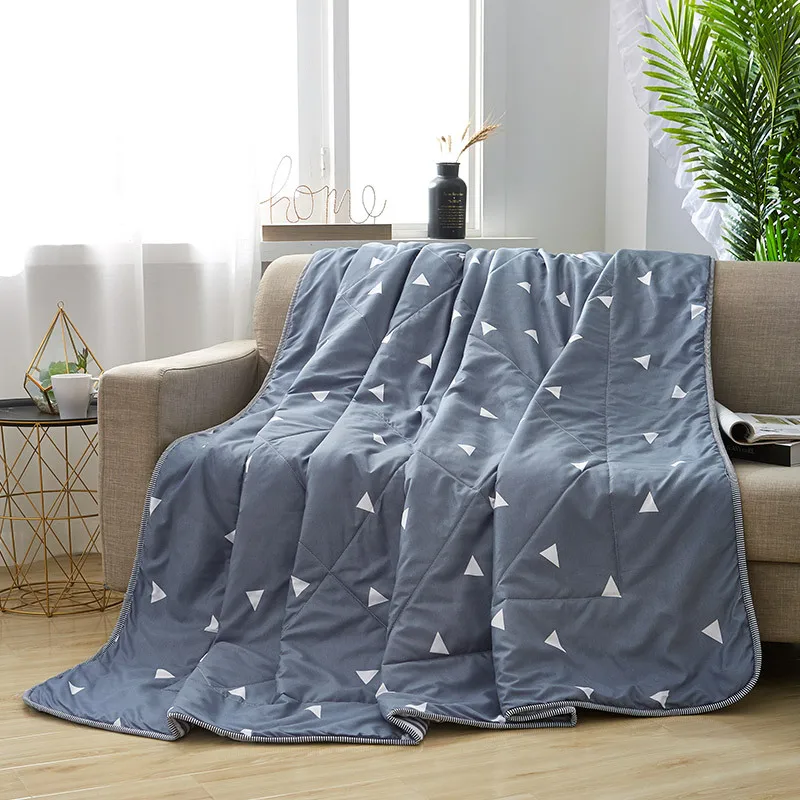 Home Watermelon summer quilts patchwork duvet 1pc grey throw blanket Freshness thin comforter ployester home bedspread 200*230cm