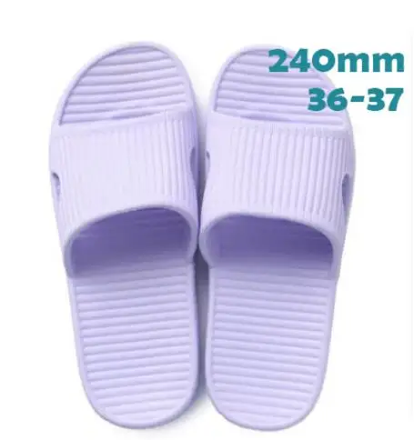 purple 240mm Xiaomi youpin/тапочки; мягкие женские, мужские, детские сандалии; нескользящие домашние тапочки для душа; Детские повседневные тапочки для семьи - Цвет: purple 240mm