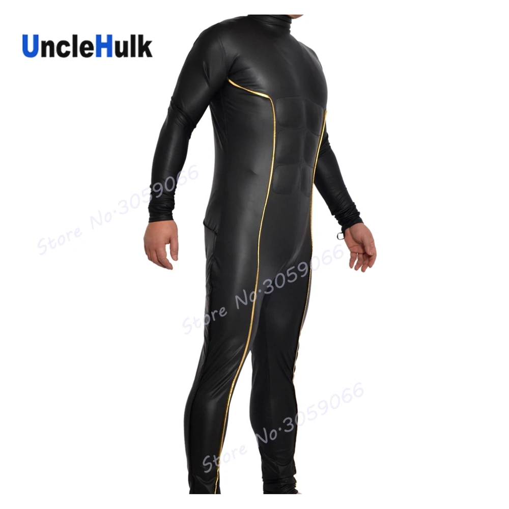 Kamen Rider черно золотой боди из искусственной кожи с хлопковой мышечной подкладкой |