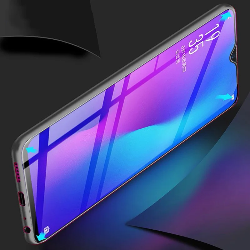 UVR 100 шт для Redmi Note 8 Pro 7 6 Pro 5 Pro 5A Prime, защитное закаленное стекло синего цвета для Redmi Note 4 4X
