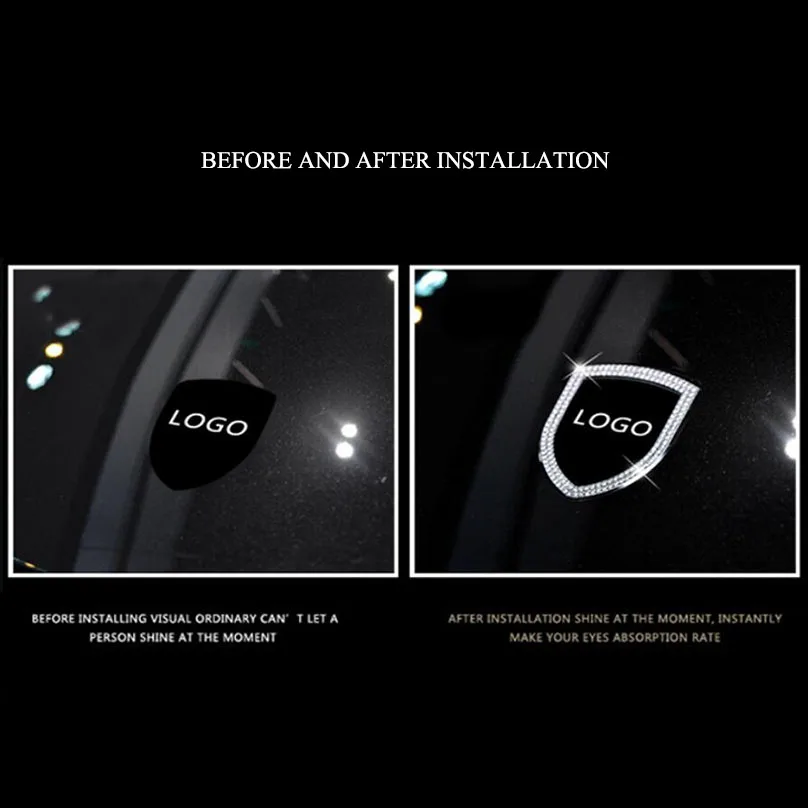 2 цвета автомобильный значок на головку украшение Логотип рамка наклейки Чехлы