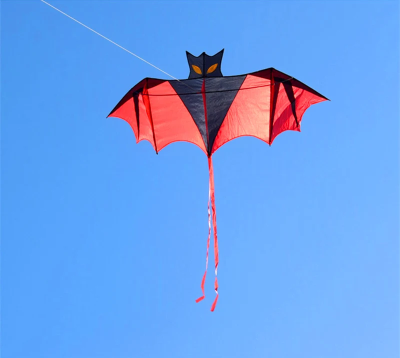 bat воздушный змей линии нейлоновая ткань Рипстоп на открытом воздухе игрушки Воздушные Змеи для взрослых aquilone Катушка Сумка parafoil птица kiteboard