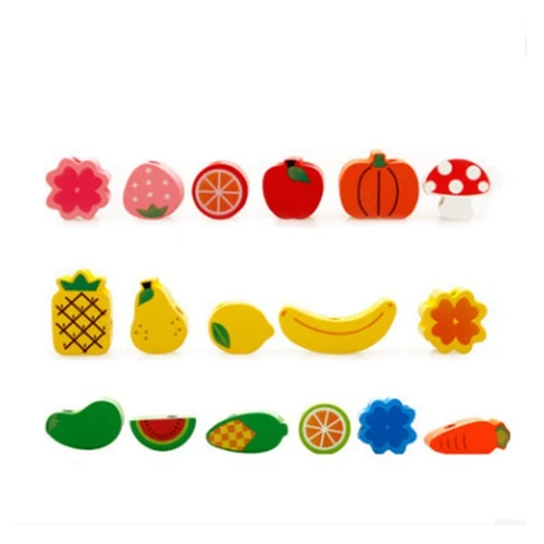 82pcs Cute beaded toy hedgehog wooden math toys for kids 3 years old baby brinquedos wood montessori Educational fun games | Игрушки и