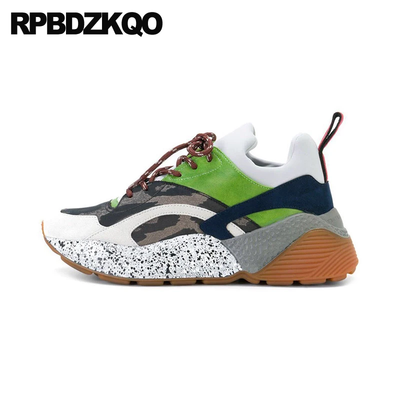 Криперы Женская обувь на платформе толстой подошве большие Размеры ручной