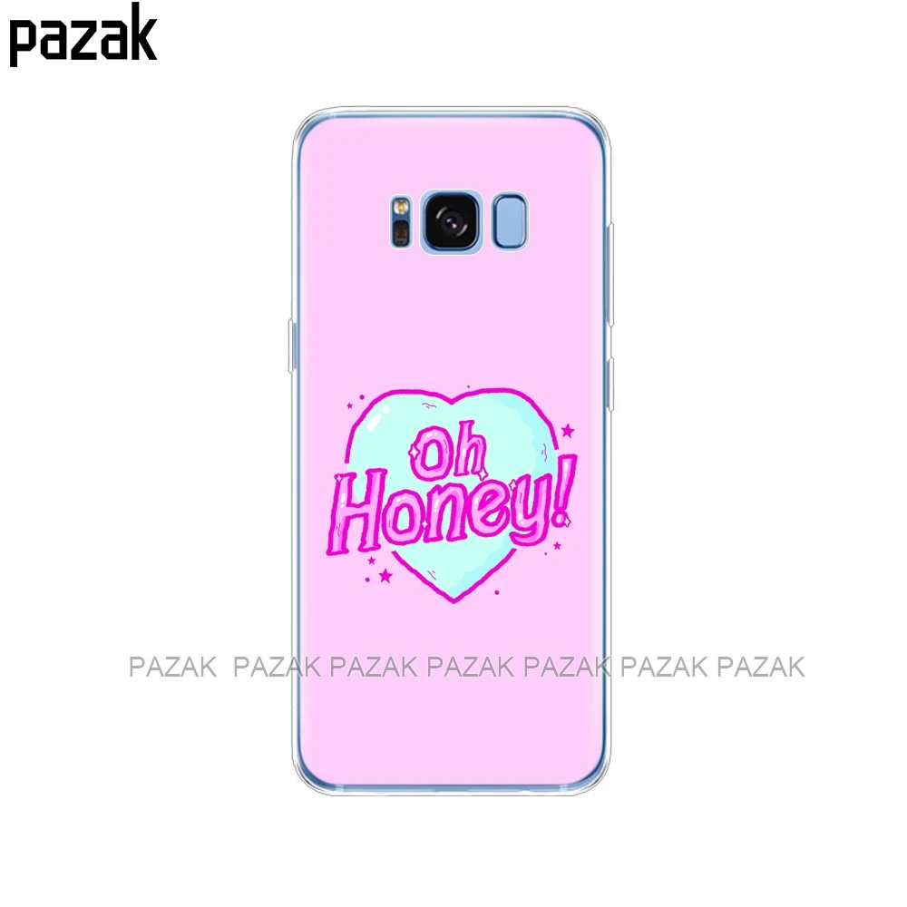 34410 Силиконовый чехол для телефона, чехол для samsung Galaxy A6, A8,, S8, S9 PLUS, задняя крышка для A600, A605, A530, A730, бампер, чехол, etui, мягкий ТПУ - Цвет: 34410