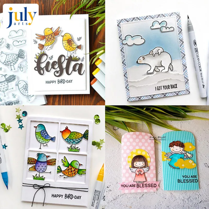 Julyarts новые Вырубные штампы и ангельская девушка Скрапбукинг металлические