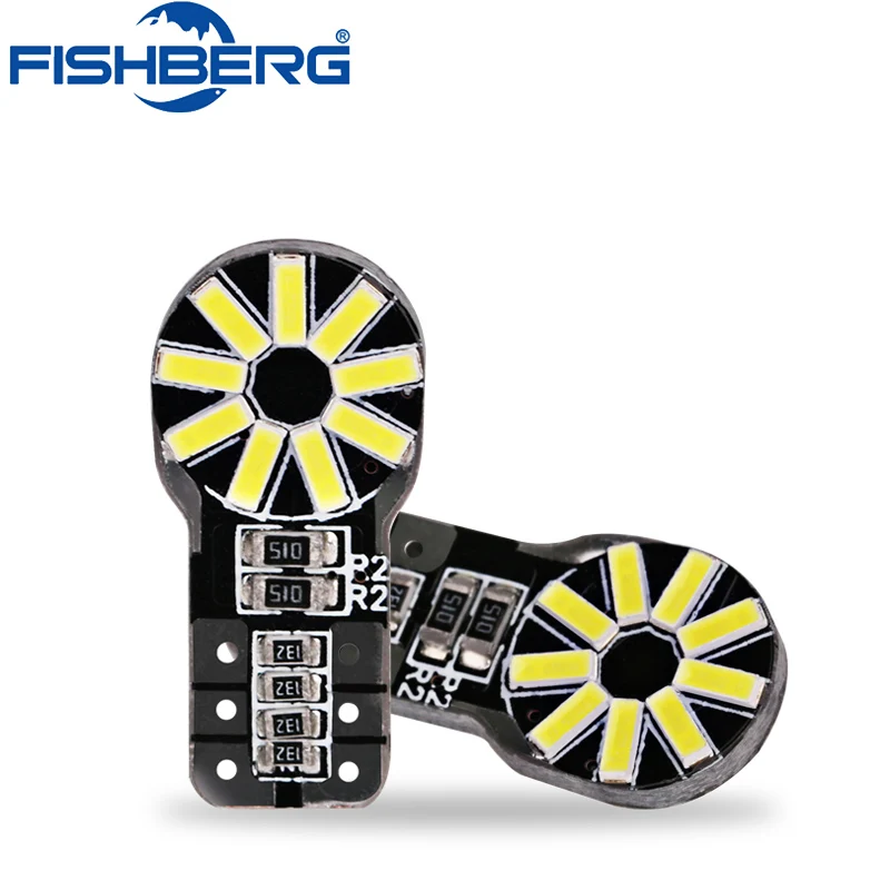

Автомобильная светодиодная лампа Canbus T10 W5W 4014 SMD, 10 шт., 12 В, Внешняя Автомобильная Лампа для Audi, BMW, Volkswagen, FISHBERG