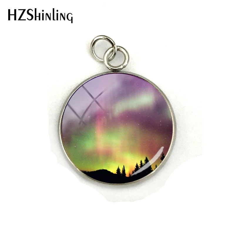 Северный светильник s кулон фиолетовый Северной ювелирные изделия Ожерелья