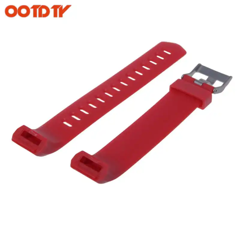 Силиконовый ремешок для наручных часов OOTDTY 5 цветов сменный силиконовый ID115 Plus