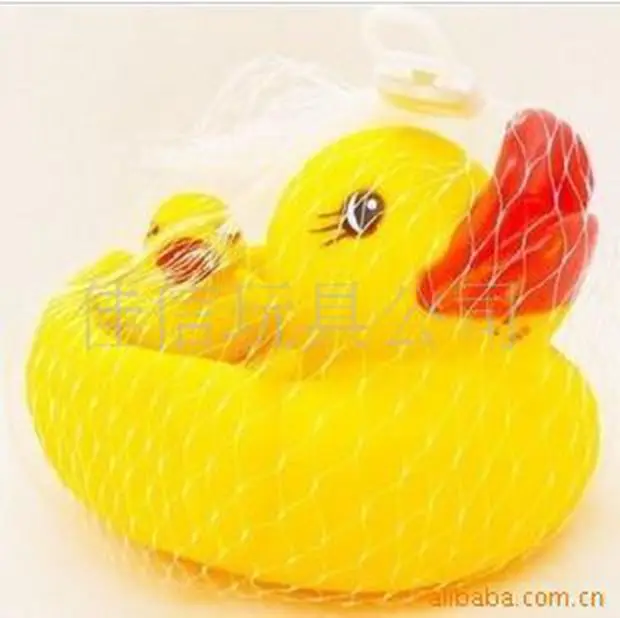Детские игрушки для купания один из трех Xia Duzi сетчатый мешок мать и дочь утки называется утята
