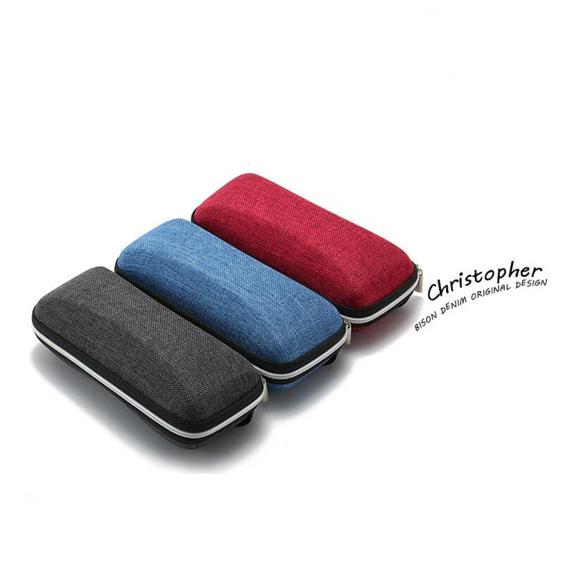 

Portable Fiber Colorful Cover Sunglasses Case For Unisex Glasses Box With Zipper Eyewear Cases Eyewear Accessories 2020