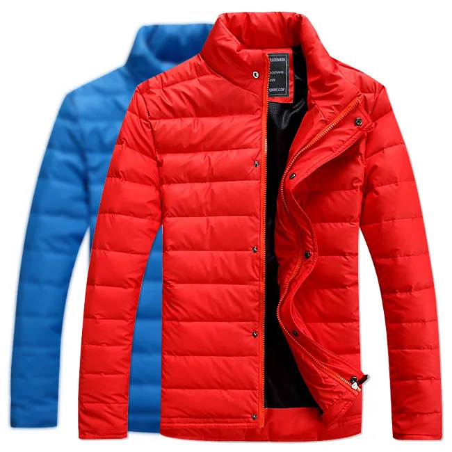 Бесплатная доставка 2014 новый зима мужчины вниз & парки лыжный куртки спорта на