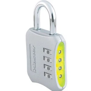 653D Yellow Главный замок, 4 цифры, пароль, безопасный замок, сплав цинка, комбинация, безопасность для путешествий, безопасный кодовый замок, комбинация, замок, широкая скоба - Цвет: 653D Yellow