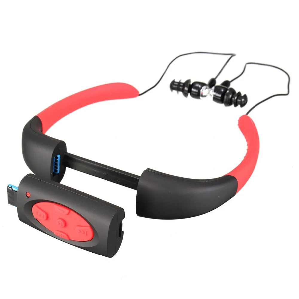 Ihens5 IPX8 водонепроницаемый 8 Гб подводный спорт MP3 музыкальный плеер шейные стерео