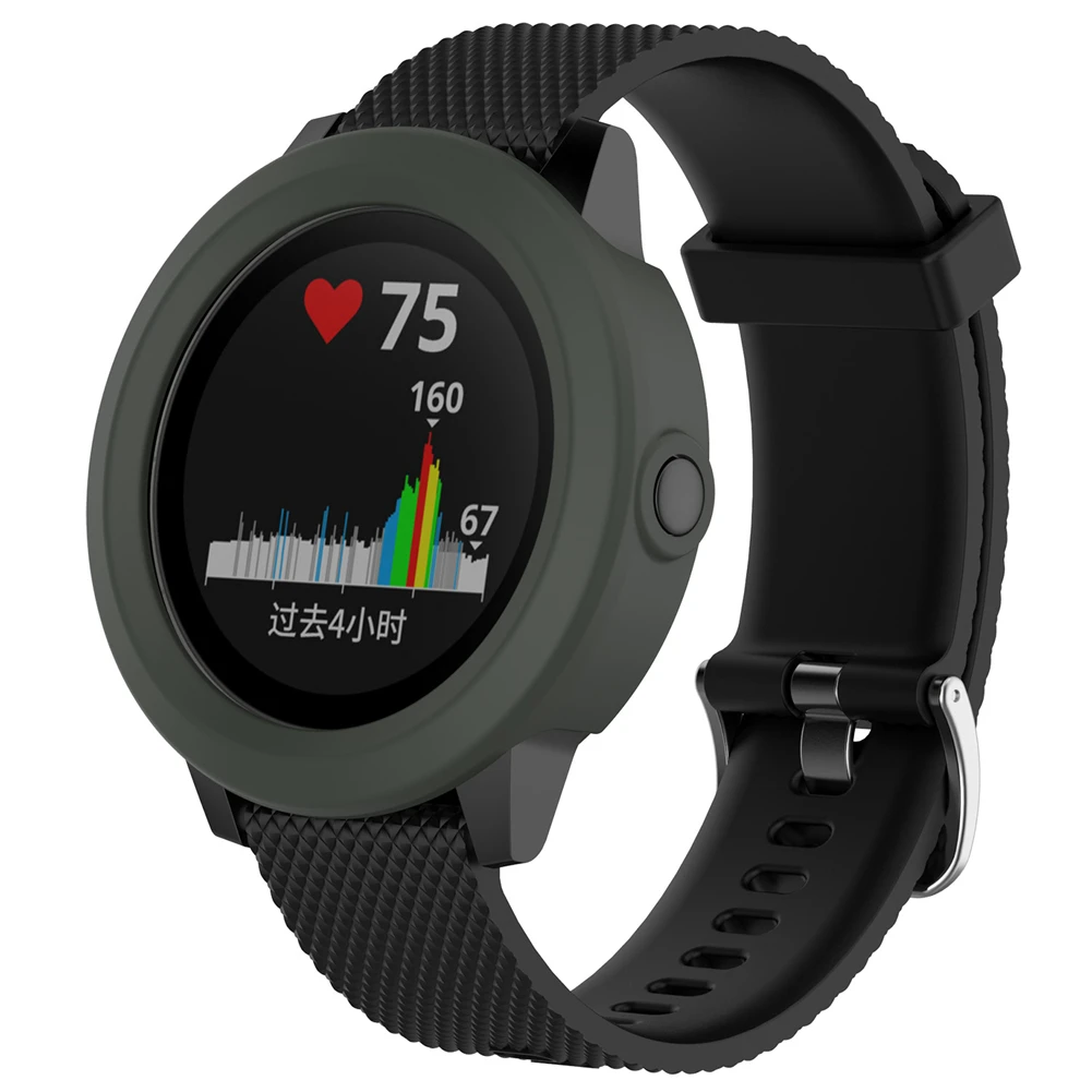 2018 новый высококачественный силиконовый защитный чехол для Garmin Vivoactive3 диаметр