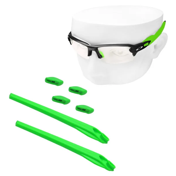 Green Rubber Kit OOWLIT Rubber Kits Nose Pads& Earsocks for Flak 2.0 XL OO9295 Sunglasses - Цвет линз: Green Rubber Kit