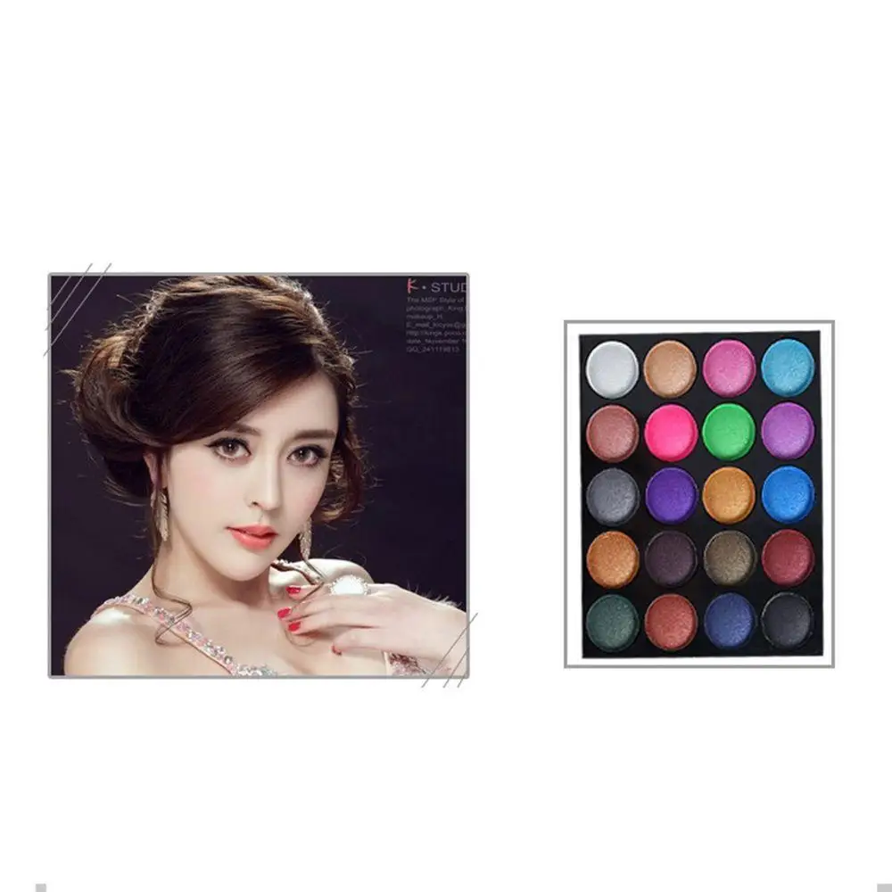 Портативная маленькая палитра теней для век 32 цвета модные тени матовые макияжа