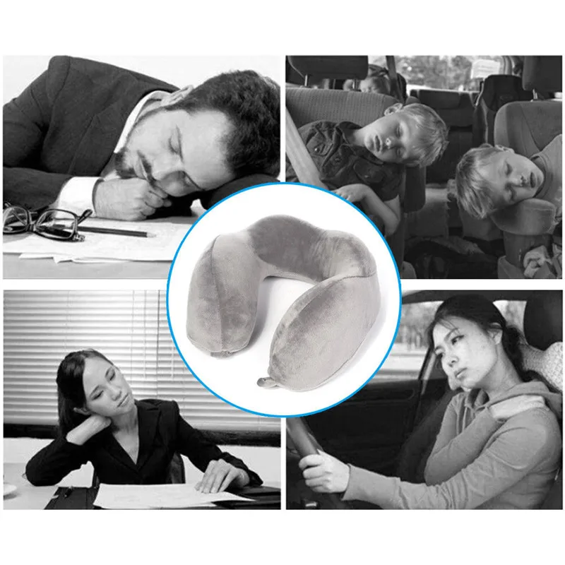 Подушка из пены с памятью для шеи подушка путешествий u образный подголовник