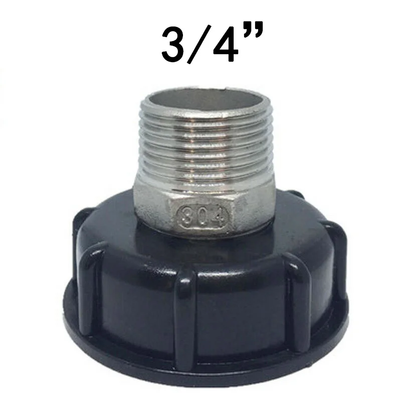 60 мм резьба IBC адаптер резервуара S60X6 для крана 1/2 &quot3/4&quot 1 &quotЗамена клапана