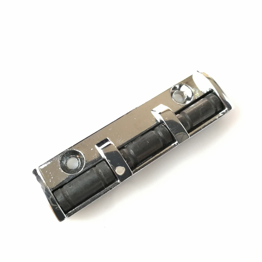 Электрическая гитара роликовая гайка регулируемая хромированная серебристая