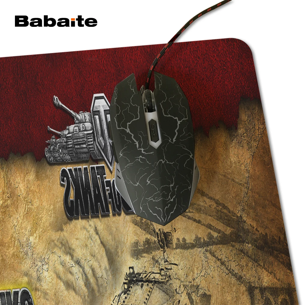 Babaite резиновый коврик для мыши Notbook World of Tanks компьютерный стол коврики игровой