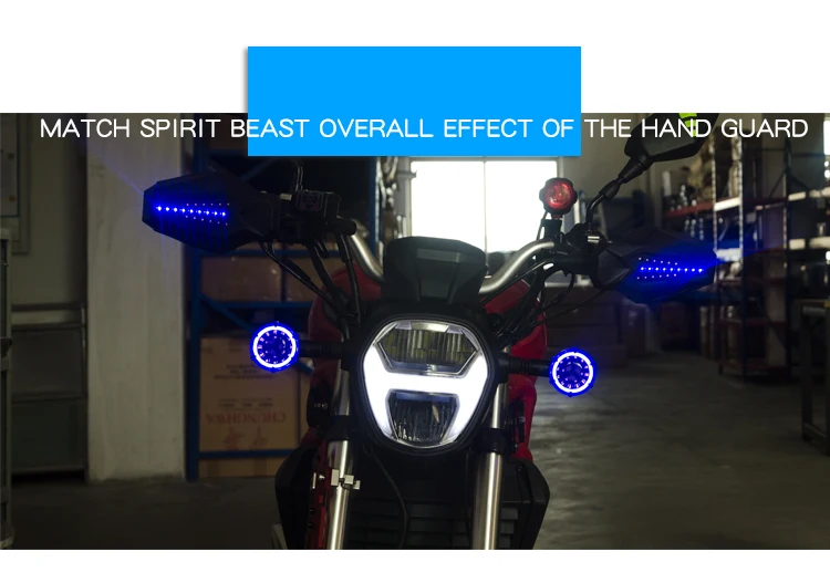 Spirit Beast фонари указателя поворота мотоцикла модифицированные Водонепроницаемые светодиодные декоративные аксессуары сигнальные огни двигатели дневные ходовые огни