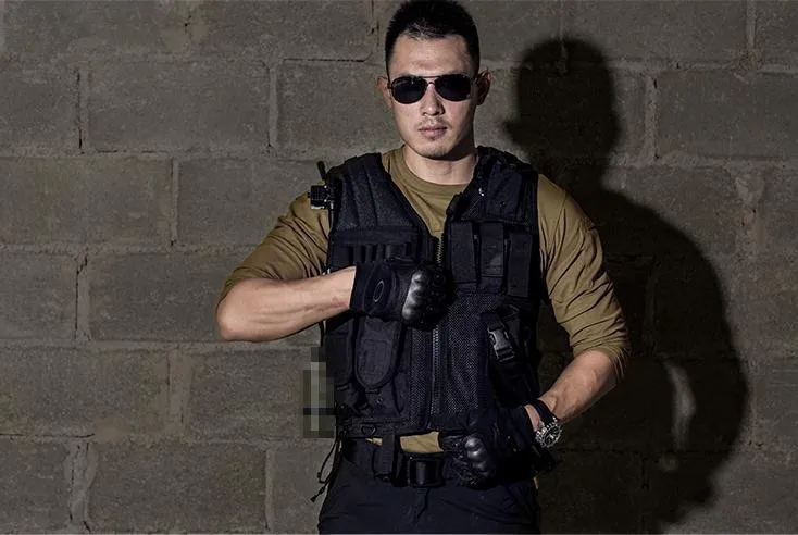 Новые полицейские военные тактический жилет Wargame Body Armor спортивная одежда Molle assaft Airsoft Жилет для пейнтбола разгрузочный жилет с кобурой