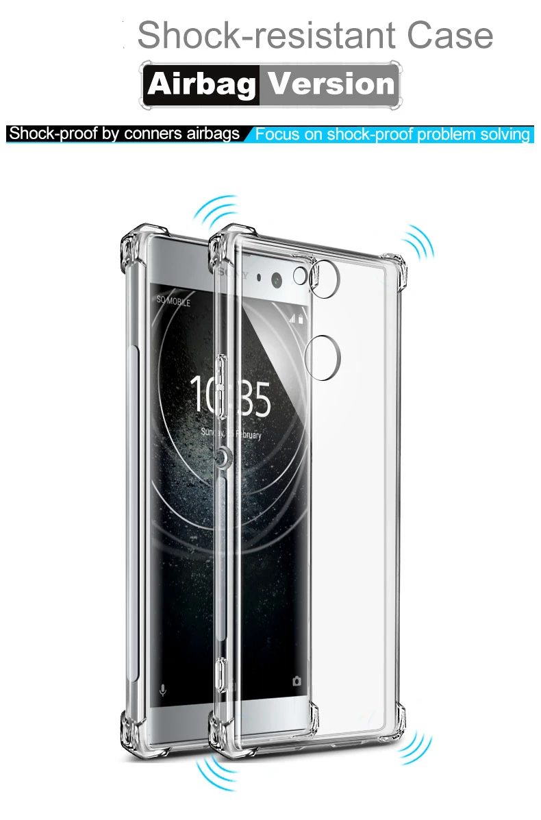Cherie противоударный чехол для SONY Xperia XZ3 XZ2 XZ1 XA1 10 Plus XZ X XA XA3 XA2 Plus ультра компактный Премиум чехол прозрачный ТПУ чехол