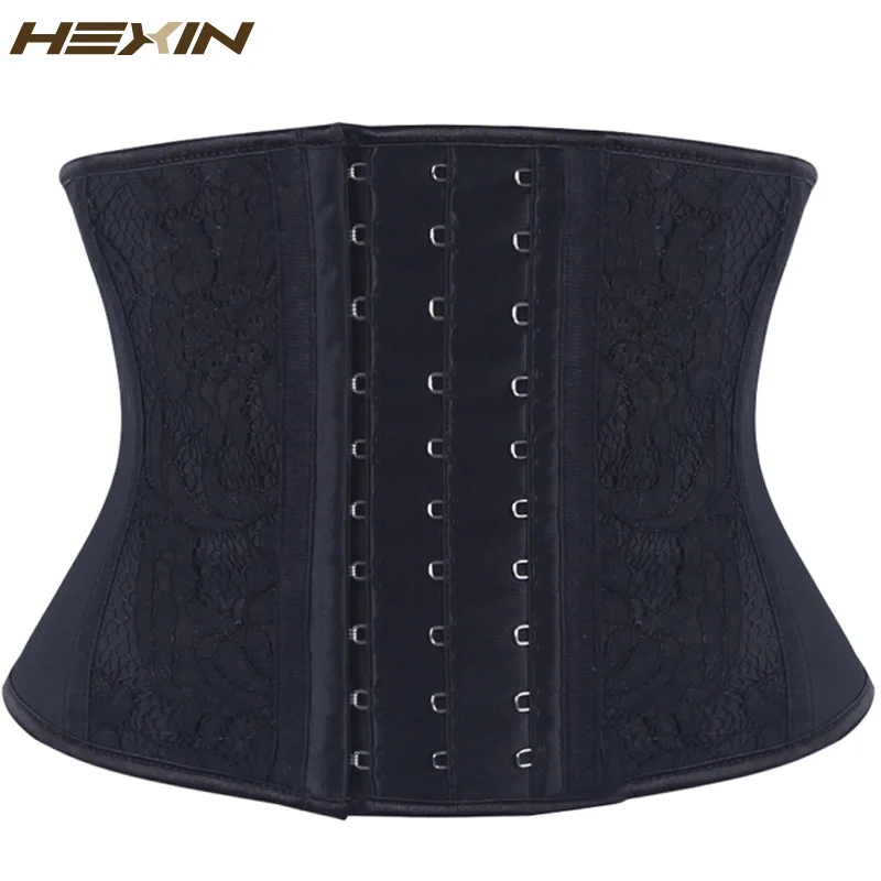 HEXIN 100% латексные тренировочные моделирующие корсеты для тела талии женский