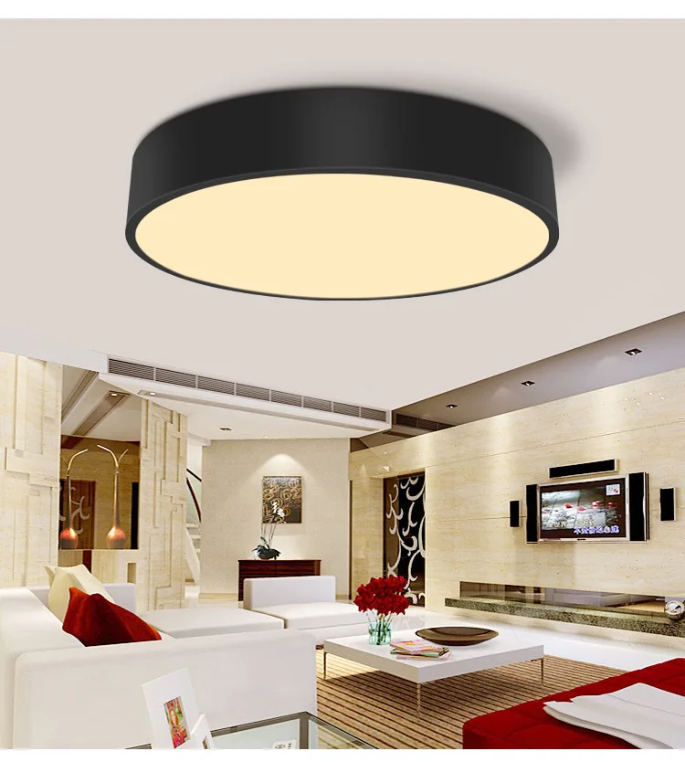 Лампа потолочная светодиодная 5 см с регулируемой яркостью|room ceiling lights|dining room